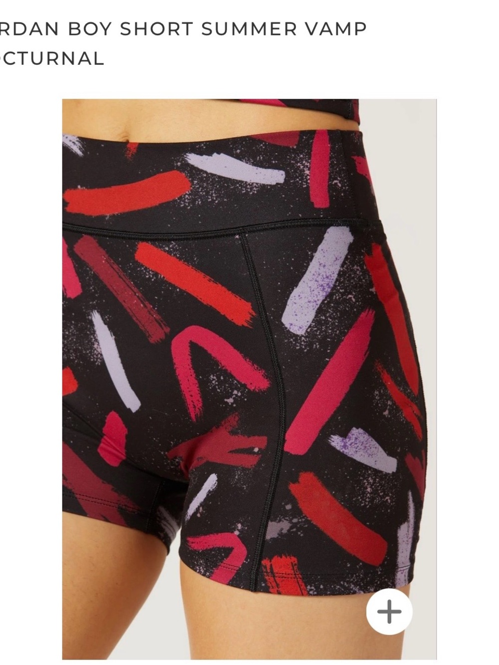 NWT WITH Jordan Black Shorts Summer Vamp